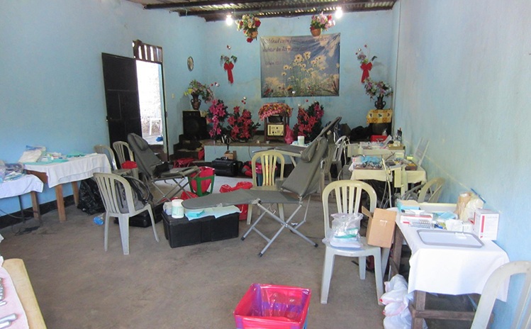 Treatment room at mission