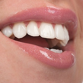 Closeup of healthy smile