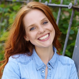 Woman with gorgeous smile