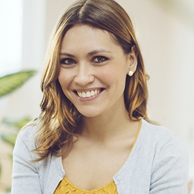 Woman with beautiful smile