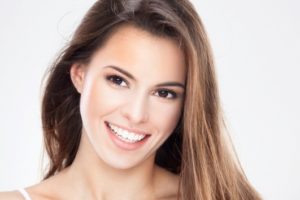 woman with attractive smile