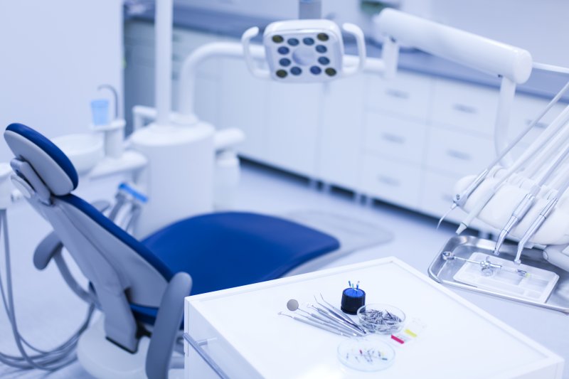clean dental office that meets COVID-19 safety standards
